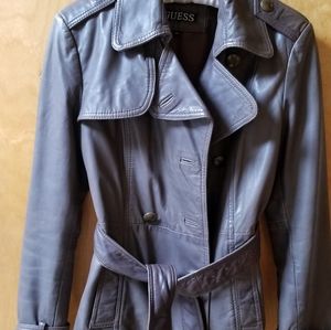 Vintage Guess vintage women's leather jacket